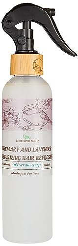 Natural V.I.P. Rosemary and Lavender Moisturizing Hair and Scalp Hair Growth and Hair Loss Treatment Spray with Glycerine, 8 Fl Oz - görsel 2