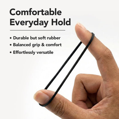 ANNIE 1000 Black Mini Rubber Bands – 1/2" Durable Elastic Hair & Braiding Bands (Secure, Stretchy, Strong)