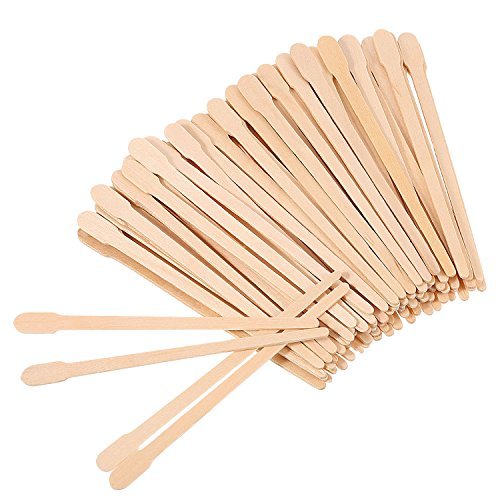 Bememo 500 Pcs Wooden Waxing Applicator Sticks - Disposable Eyebrow, Lip, Nose & Body Wax Spatulas for Hair Removal - görsel 6