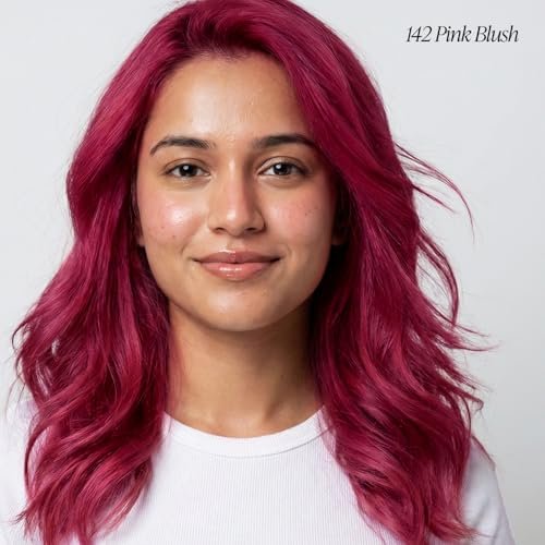 Adore Semi Permanent Hair Color 142 Pink Blush (2 Pack) - Vegan & Cruelty-Free Pink Hair Dye, No Ammonia, No Peroxide, No Alcohol, 4 Fl Oz Each Avelisse