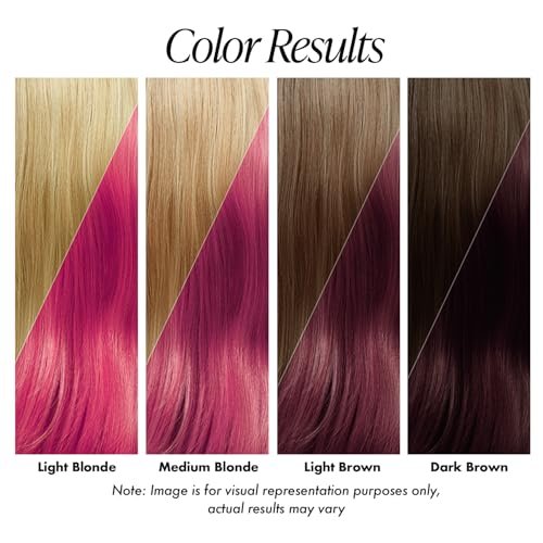 Adore Semi Permanent Hair Color 142 Pink Blush (2 Pack) - Vegan & Cruelty-Free Pink Hair Dye, No Ammonia, No Peroxide, No Alcohol, 4 Fl Oz Each Avelisse
