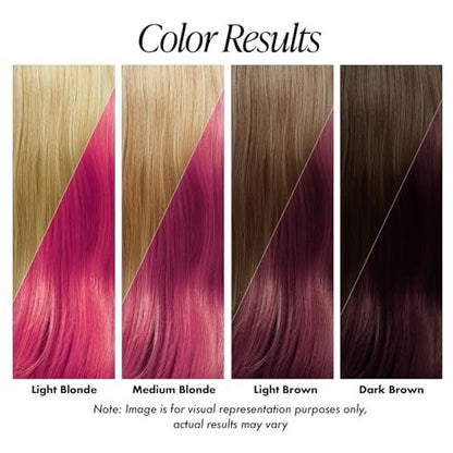 Adore Semi Permanent Hair Color 142 Pink Blush (2 Pack) - Vegan & Cruelty-Free Pink Hair Dye, No Ammonia, No Peroxide, No Alcohol, 4 Fl Oz Each Avelisse