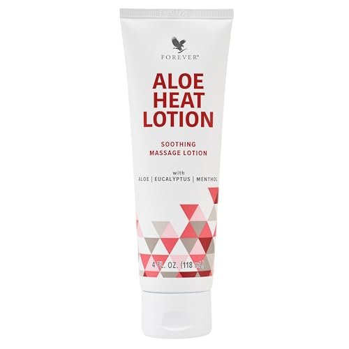 Forever Living Aloe Heat Lotion with Menthol and Eucalyptus – 4 fl oz Avelisse