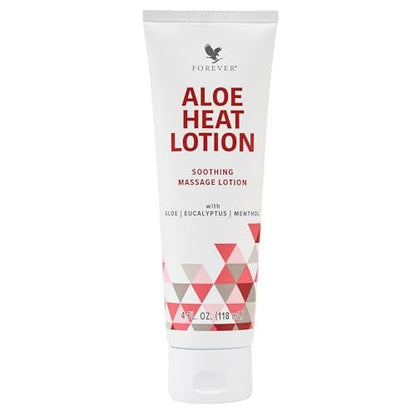 Forever Living Aloe Heat Lotion with Menthol and Eucalyptus – 4 fl oz Avelisse