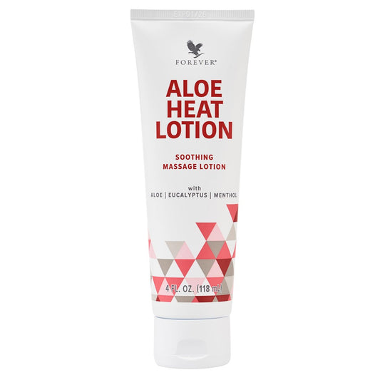 Forever Living Aloe Heat Lotion with Menthol and Eucalyptus – 4 fl oz Avelisse