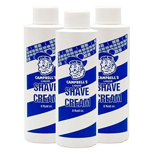 Lather King Campell Soap Concentrate Liquid Shave Cream, 8 Ounce (3-Pack) – Premium Shaving Cream for a Smooth, Comfortable Shave Avelisse