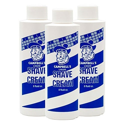 Lather King Campell Soap Concentrate Liquid Shave Cream, 8 Ounce (3-Pack) – Premium Shaving Cream for a Smooth, Comfortable Shave Avelisse