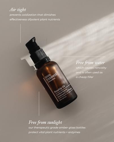 Skin Essence Organics Rosehip Seed Oil - Authentic, Cold-Pressed, & Certified Organic (30ml) - görsel 6