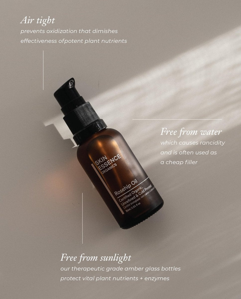 Skin Essence Organics Rosehip Seed Oil - Authentic, Cold-Pressed, & Certified Organic (30ml) - görsel 5