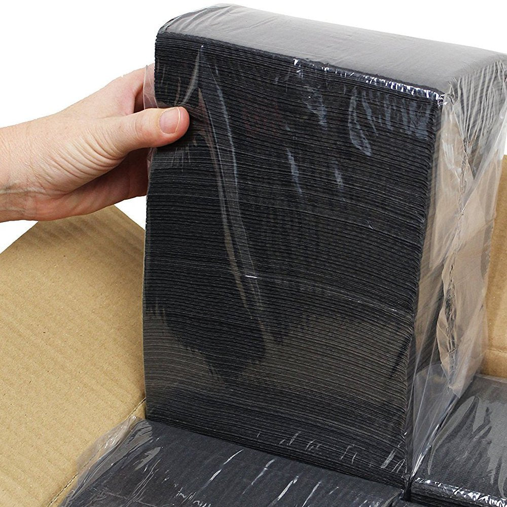 Hisight Disposable Dental Bibs 125-Pack - Black 13x17 Waterproof Tattoo Table Covers & Hygiene Sheets - görsel 17