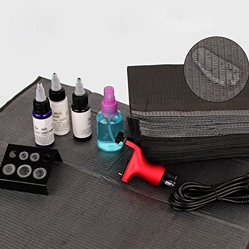Hisight Disposable Dental Bibs 125-Pack - Black 13x17 Waterproof Tattoo Table Covers & Hygiene Sheets - görsel 14