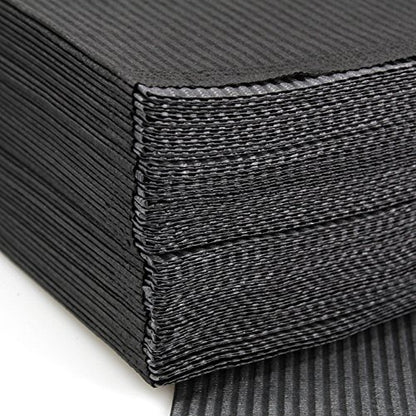 Hisight Disposable Dental Bibs 125-Pack - Black 13x17 Waterproof Tattoo Table Covers & Hygiene Sheets