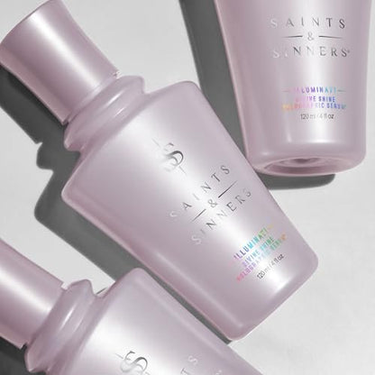 Saints & Sinners Illuminati Divine Shine Holographic Serum - Award-Winning Smoothing Hair Serum with Thermal & Environmental Protection, Adds Brilliant Shine (4 oz) Avelisse
