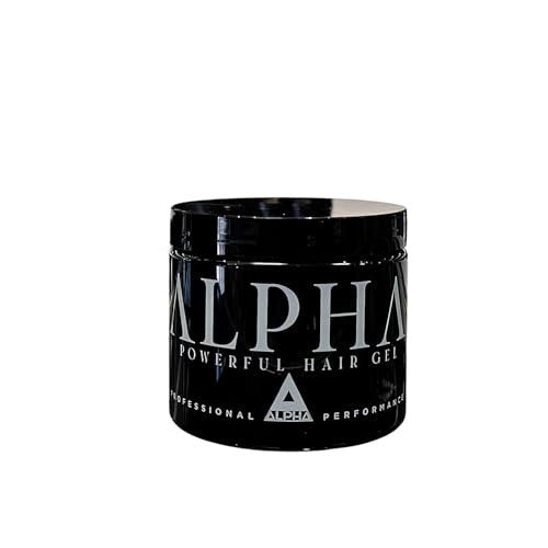 Alpha Hair Gel - Strong Hold, Flake-Free Styling for Men & Women (16 Fl Oz) Avelisse