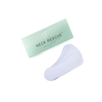Contours Rx Neck Tightening Tape – 30 Count, Moisturizing Invisible Strips for Neck & Décolleté Avelisse