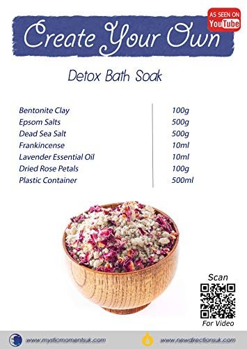 Mystic Moments Create Your Own Detox Bath Soak – 2.5 kg Customizable Bath Salts for Relaxation & Detox - görsel 4