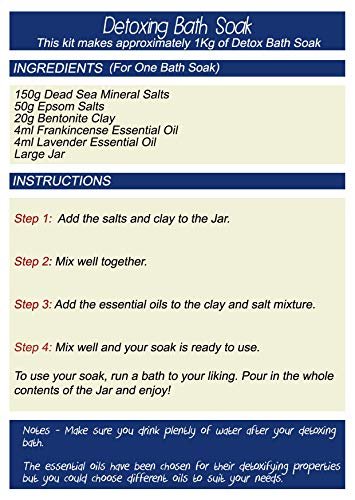 Mystic Moments Create Your Own Detox Bath Soak – 2.5 kg Customizable Bath Salts for Relaxation & Detox - görsel 6