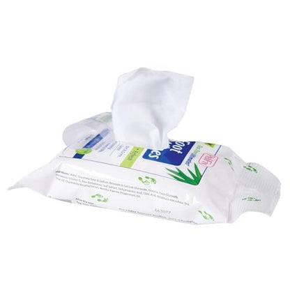 PediFix Tea Tree Ultimates Foot Wipes – Natural Deodorizing & Cleansing with Tea Tree Oil, Peppermint & Aloe Vera for Odor & Sweat Relief, 25 Count
