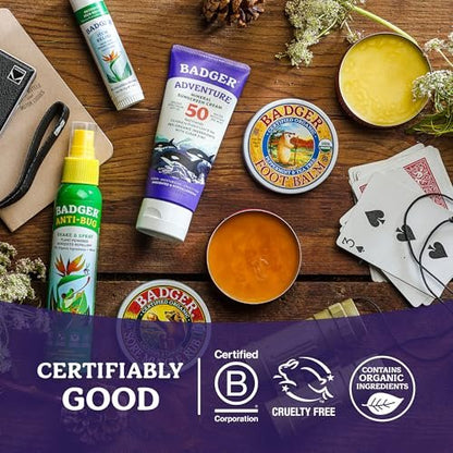 Badger Organic Tattoo Balm – Soothing, Moisturizing Tattoo Aftercare Cream with Herbal Scent, 2 oz Tin Avelisse