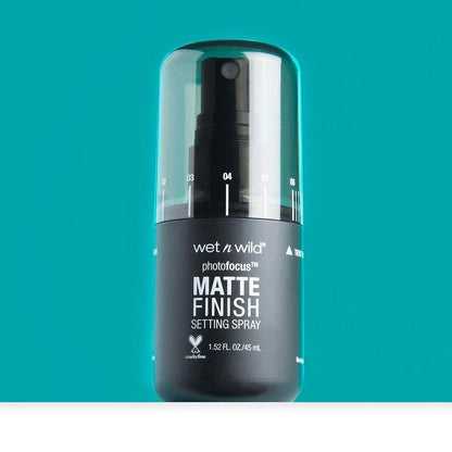 wet n wild Photo Focus Setting Mist - Matte Appeal, Lightweight & Nourishing Aloe Formula, Up to 24HR Wear, Vegan & Cruelty-Free