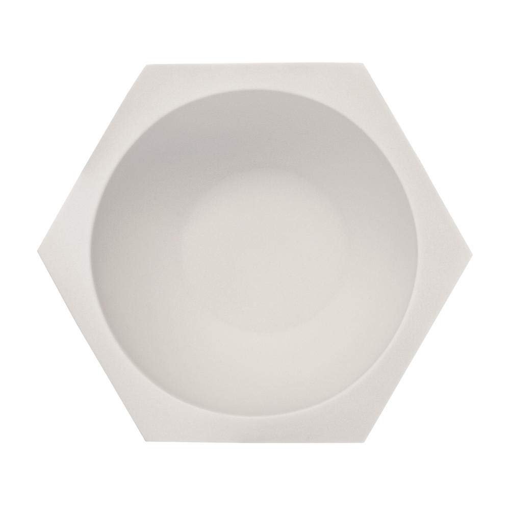 MÜHLE HEXAGON White Porcelain Shaving Bowl – Premium Shaving Soap Bowl - görsel 3