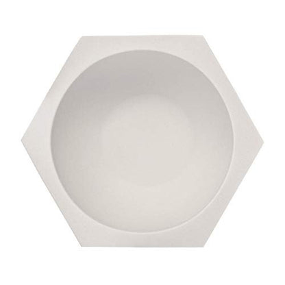 MÜHLE HEXAGON White Porcelain Shaving Bowl – Premium Shaving Soap Bowl