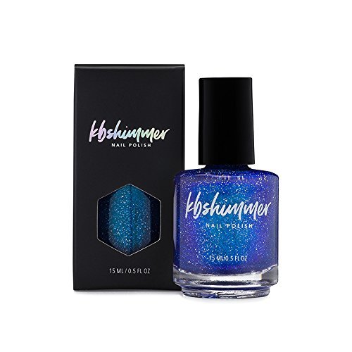 Why So Sirius? Nail Polish by KBShimmer - Silver Glitter 0.5 oz Full Size - görsel 3