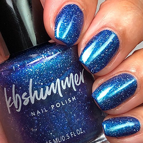 Why So Sirius? Nail Polish by KBShimmer - Silver Glitter 0.5 oz Full Size - görsel 9