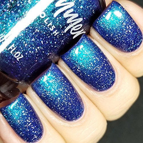 Why So Sirius? Nail Polish by KBShimmer - Silver Glitter 0.5 oz Full Size - görsel 2