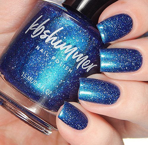 Why So Sirius? Nail Polish by KBShimmer - Silver Glitter 0.5 oz Full Size - görsel 4