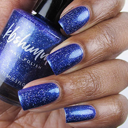 Why So Sirius? Nail Polish by KBShimmer - Silver Glitter 0.5 oz Full Size