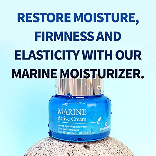THE SKIN HOUSE Marine Active Cream 1.69 fl.oz – Deep Hydration Rich Moisturizer with Hyaluronic Acid, Betaine, Squalane, Spirulina for Dry Skin | Korean Skincare 50ml - görsel 12