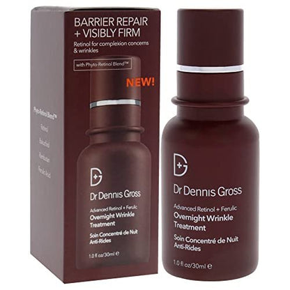Dr Dennis Gross Ferulic Plus Retinol Wrinkle Recovery Overnight Serum - 1 oz