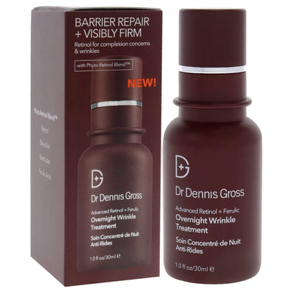 Dr Dennis Gross Ferulic Plus Retinol Wrinkle Recovery Overnight Serum - 1 oz