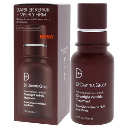 Dr Dennis Gross Ferulic Plus Retinol Wrinkle Recovery Overnight Serum - 1 oz