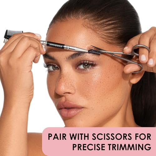 JAPONESQUE Brow & Lash Shaper with 3 Interchangeable Spoolie Brushes – Lash Separator & Brow Grooming Tool - görsel 12