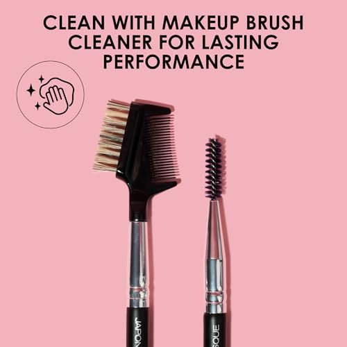 JAPONESQUE Brow & Lash Shaper with 3 Interchangeable Spoolie Brushes – Lash Separator & Brow Grooming Tool - görsel 18