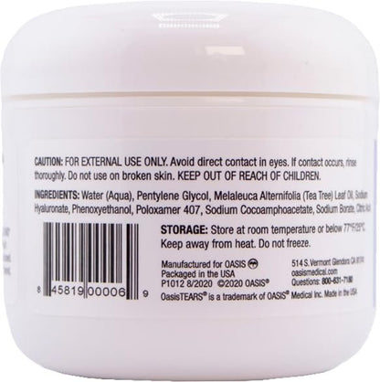 Oasis LID & LASH + Tea Tree Oil Eyelid & Lash Wipes | 60 Count | Paraben Free & Rinse Free Avelisse