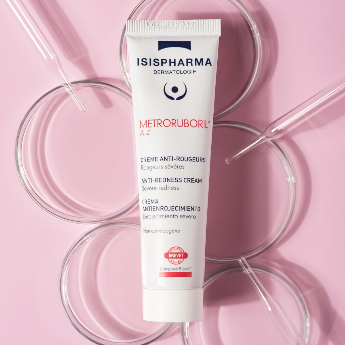 IsisPharma Metroruboril A.Z Anti-Redness Cream for Women – Summer Collection, 1 oz Avelisse