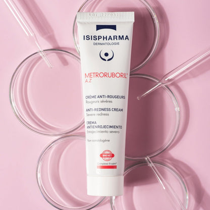 IsisPharma Metroruboril A.Z Anti-Redness Cream for Women – Summer Collection, 1 oz Avelisse