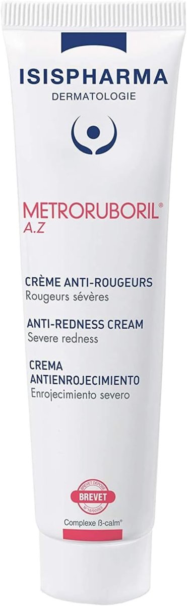 IsisPharma Metroruboril A.Z Anti-Redness Cream for Women – Summer Collection, 1 oz Avelisse