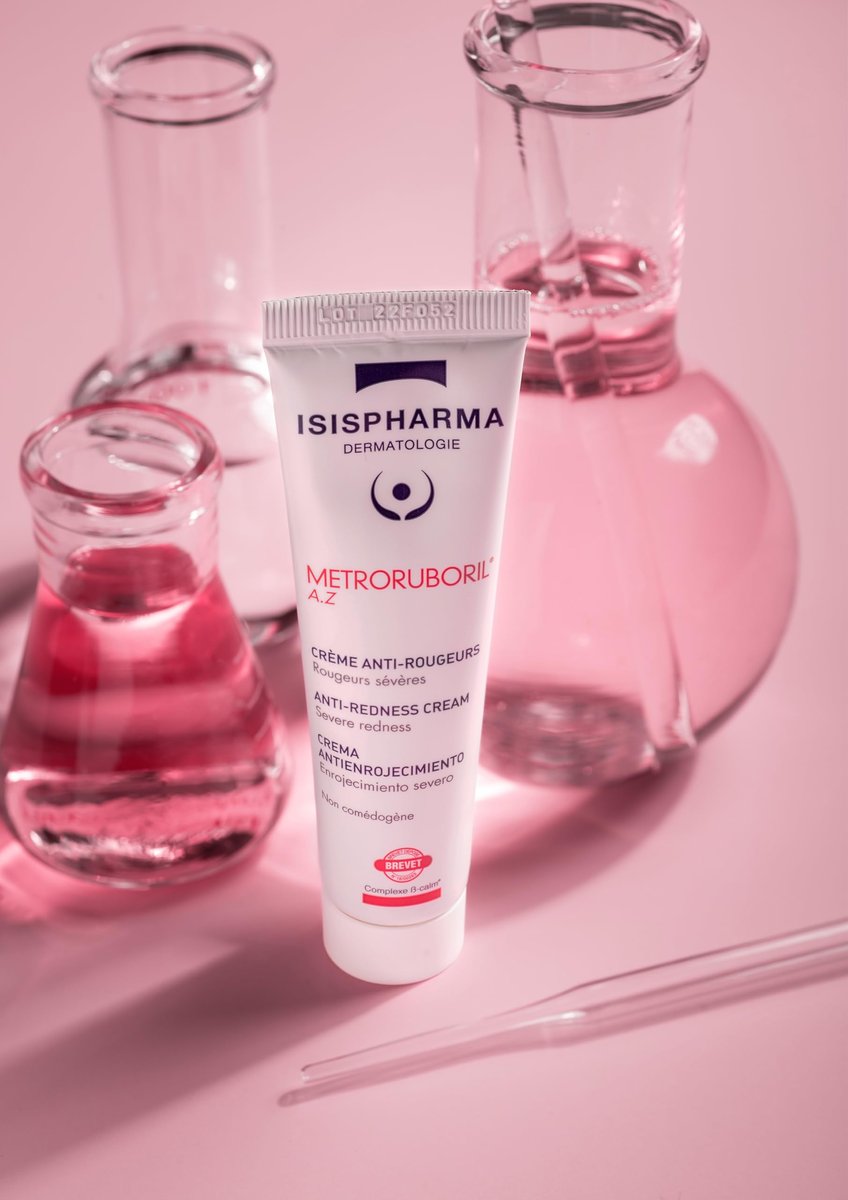 IsisPharma Metroruboril A.Z Anti-Redness Cream for Women – Summer Collection, 1 oz Avelisse