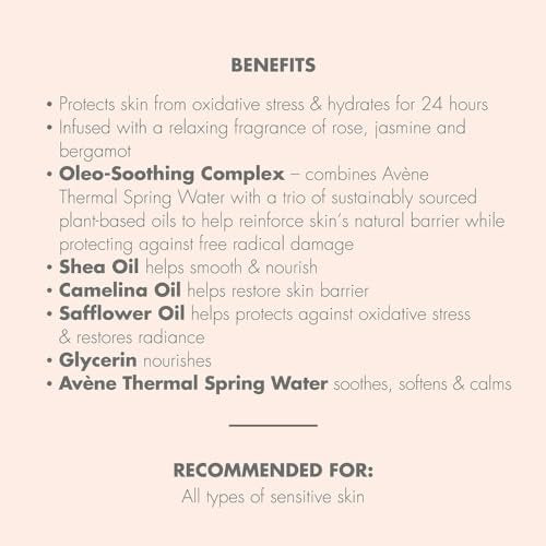 Avène Moisturizing Melt-in Balm – Shea Oil Body Butter, Non-Greasy, Quick Absorbing, 8.4 oz Avelisse