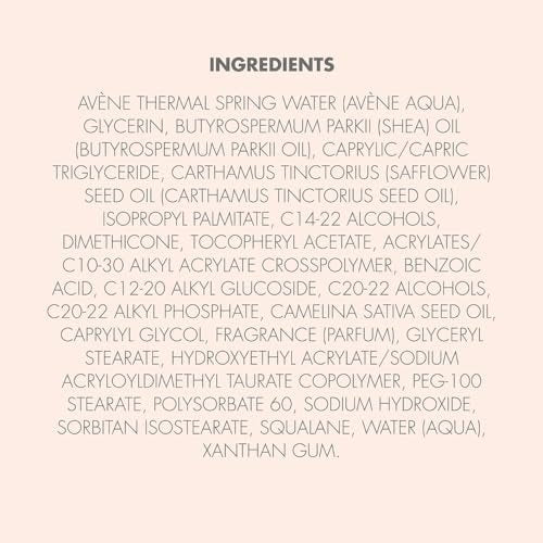 Avène Moisturizing Melt-in Balm – Shea Oil Body Butter, Non-Greasy, Quick Absorbing, 8.4 oz Avelisse