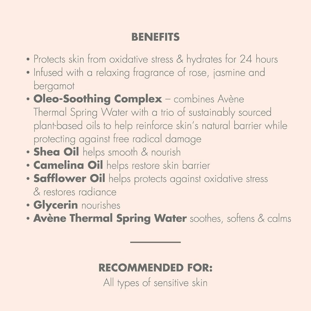 Avène Moisturizing Melt-in Balm – Shea Oil Body Butter, Non-Greasy, Quick Absorbing, 8.4 oz Avelisse