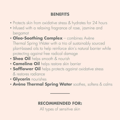 Avène Moisturizing Melt-in Balm – Shea Oil Body Butter, Non-Greasy, Quick Absorbing, 8.4 oz Avelisse
