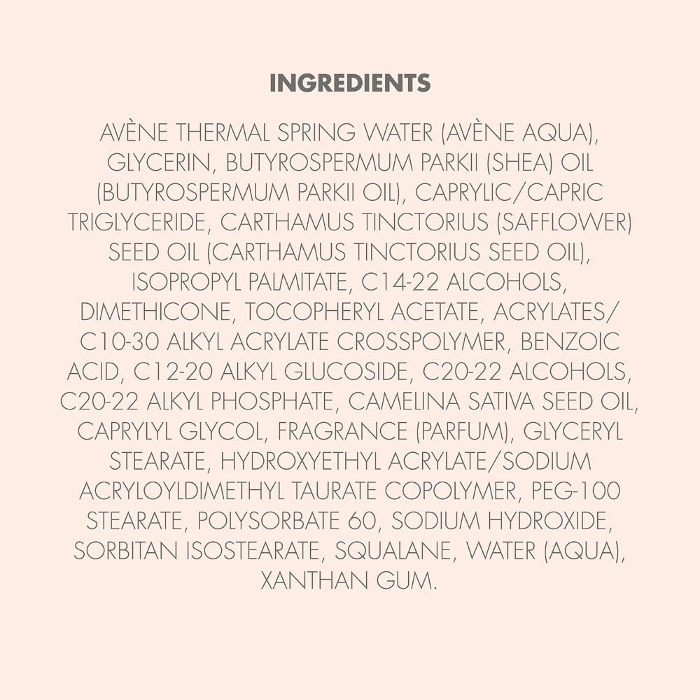 Avène Moisturizing Melt-in Balm – Shea Oil Body Butter, Non-Greasy, Quick Absorbing, 8.4 oz Avelisse