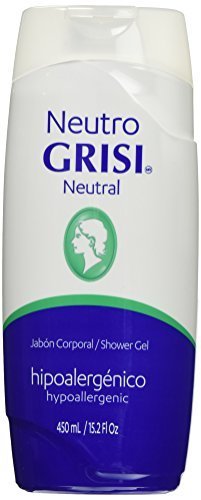 Grisi Neutral Shower Gel – Gentle Cleansing for Sensitive Skin, 15.2 Fl Oz
