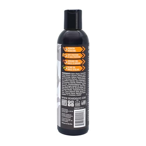Beard Guyz Beard Wash – Daily Beard Cleanser & Shampoo – Gentle Facial Hair Wash with Argan Oil & Botanic Extracts – Refreshing Citrus Beard Cleanser for Men’s Grooming, 8 oz - görsel 4