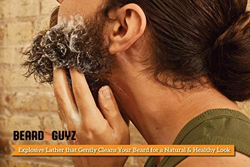 Beard Guyz Beard Wash – Daily Beard Cleanser & Shampoo – Gentle Facial Hair Wash with Argan Oil & Botanic Extracts – Refreshing Citrus Beard Cleanser for Men’s Grooming, 8 oz - görsel 8